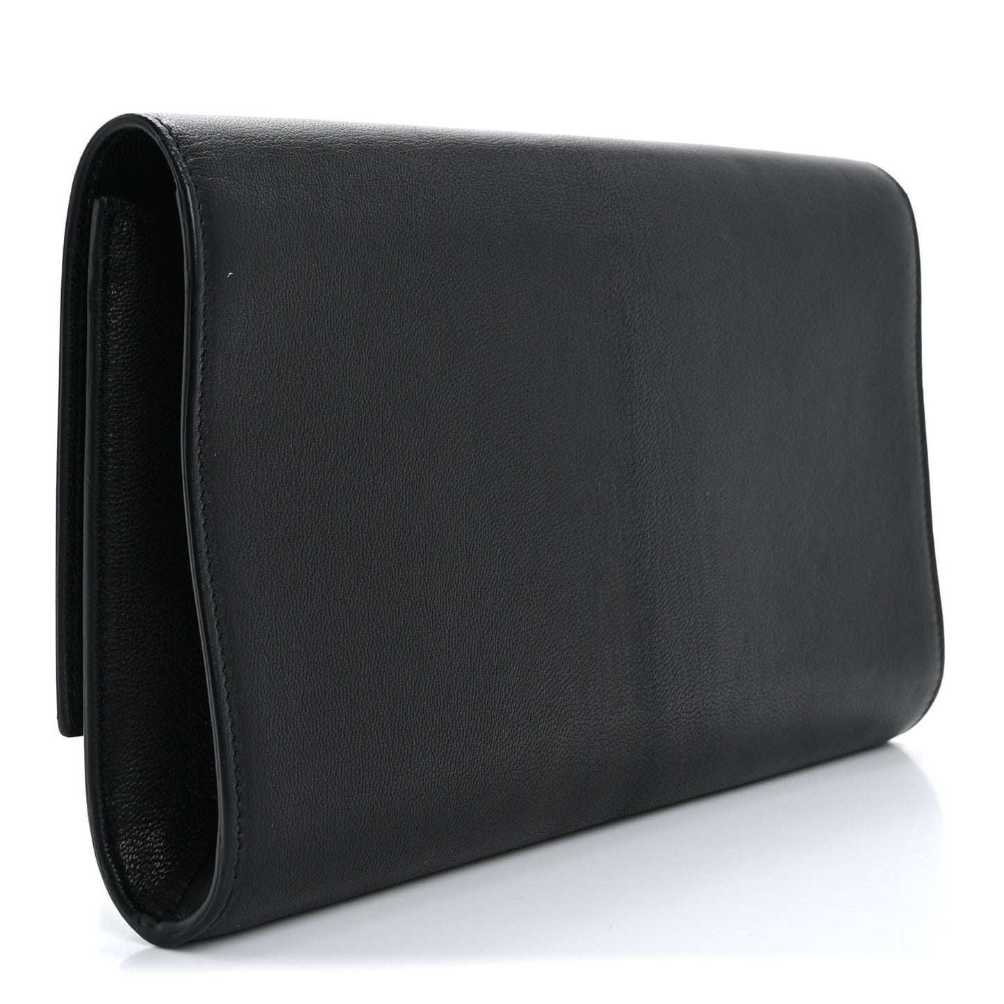 Calfskin Monogram Large Belle De Jour Clutch Black