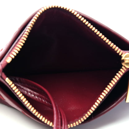Bottega Veneta Nappa Intrecciato Key Case Bordeaux 3 of 4