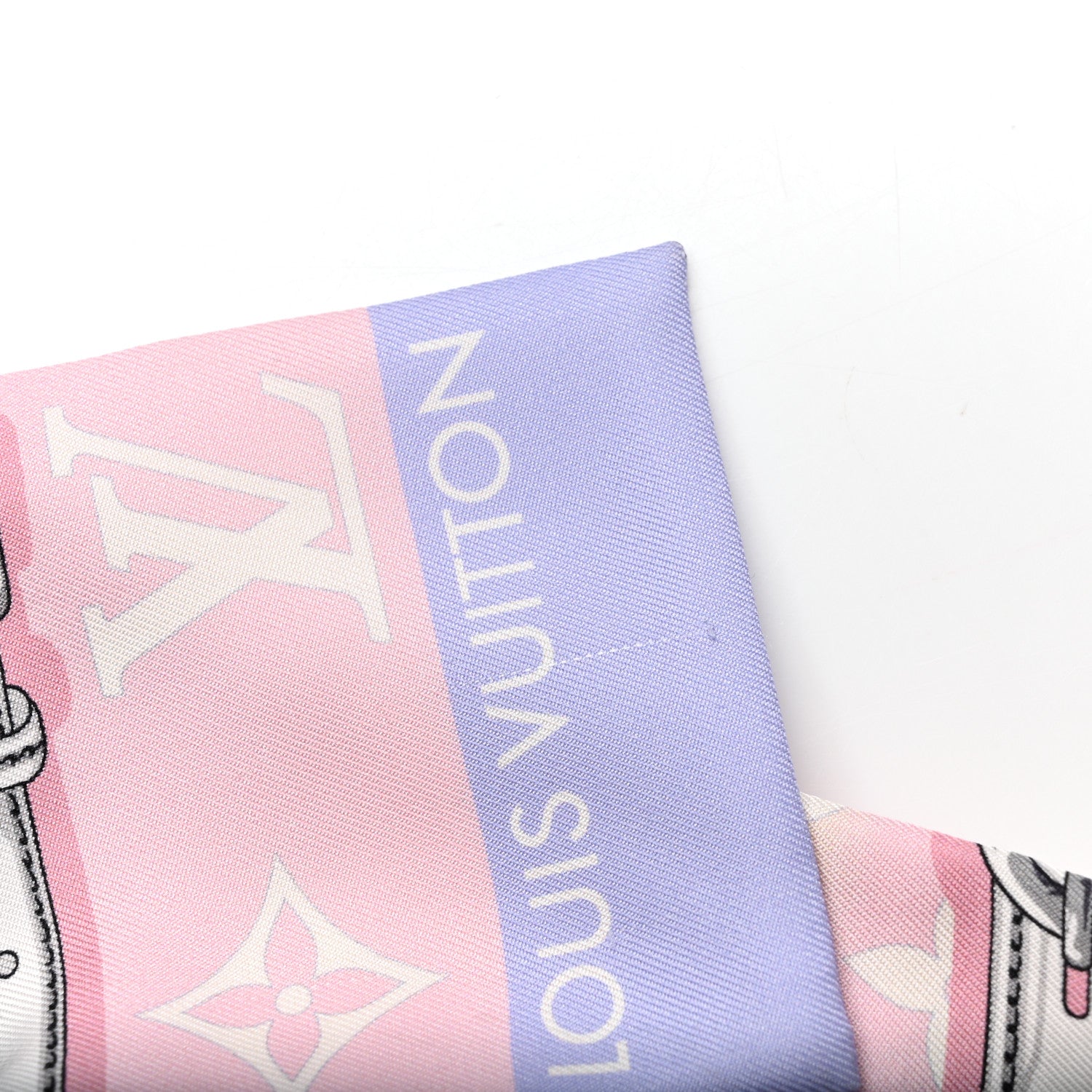 Louis Vuitton Silk Monogram Escale Confidential Bandeau Pink 5 of 6