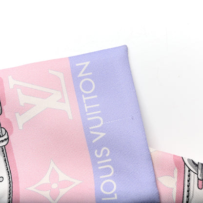 Louis Vuitton Silk Monogram Escale Confidential Bandeau Pink 5 of 6