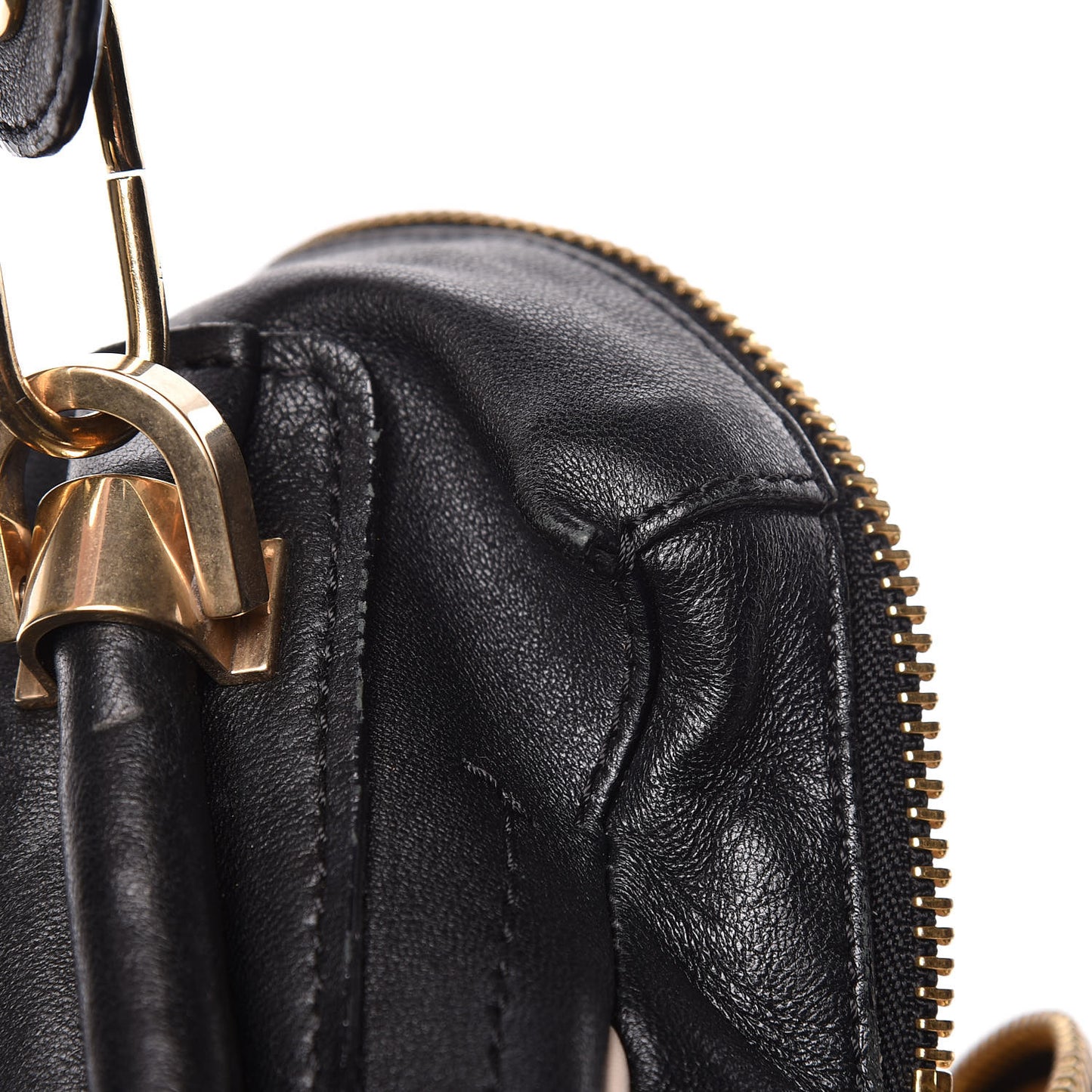 Calfskin Medium Military Paraty Black