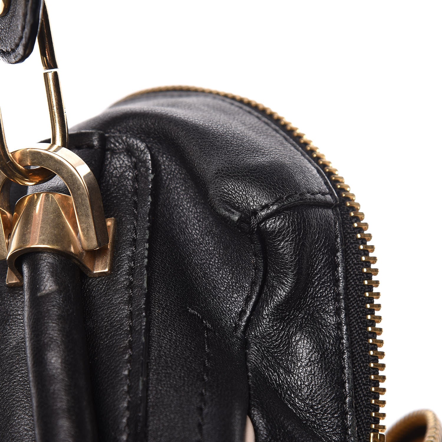 Chloe Calfskin Medium Military Paraty Black 15 of 25