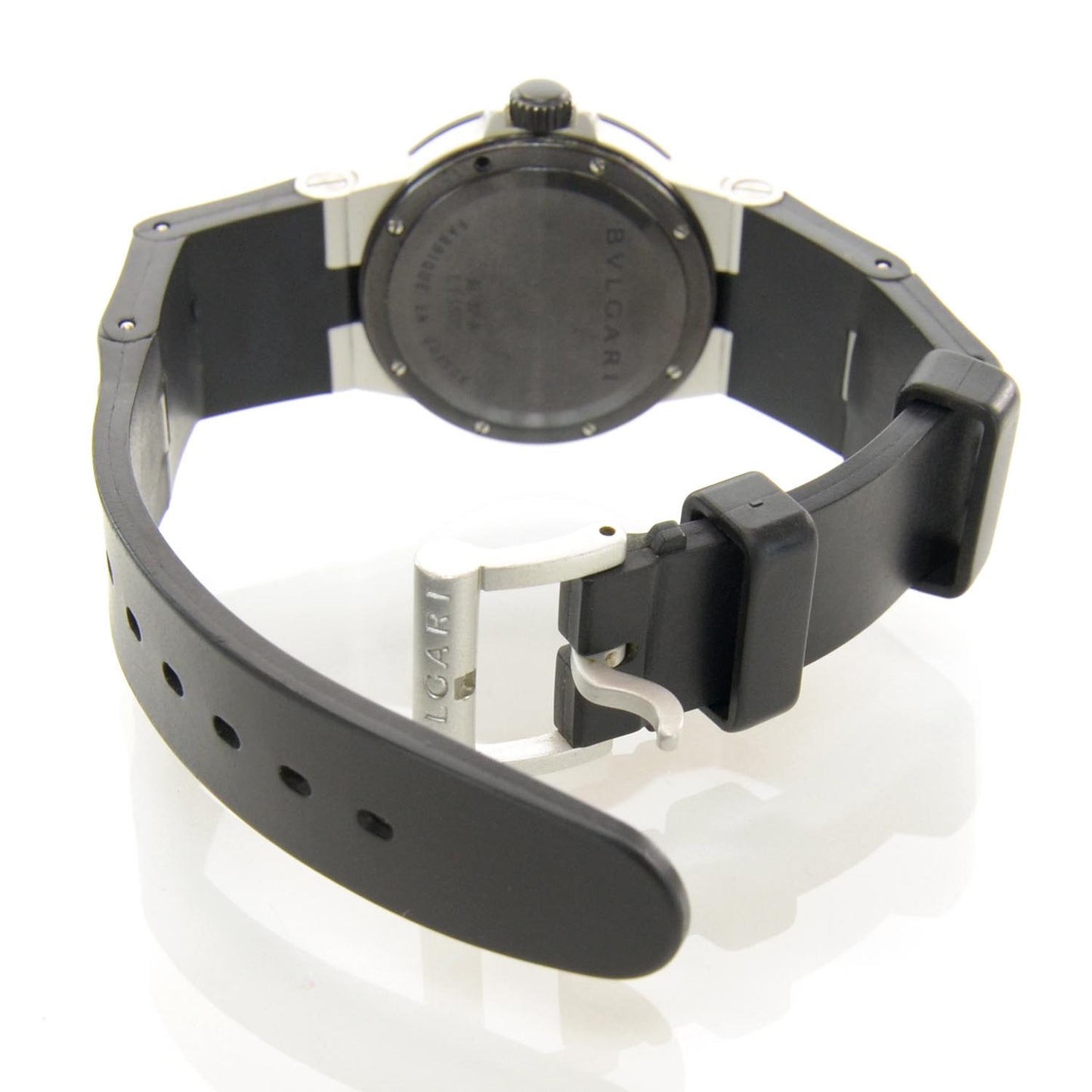 Aluminum Rubber 32mm Diagono Quartz Watch