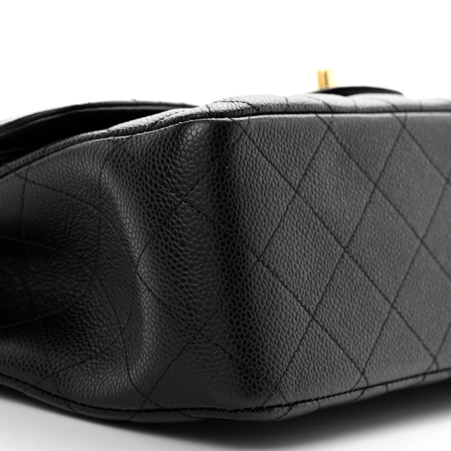 Chanel Caviar Quilted Jumbo Double Flap Black 9 of 10