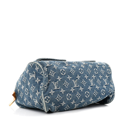Louis Vuitton Monogram Denim Neo Speedy Blue 4 of 13