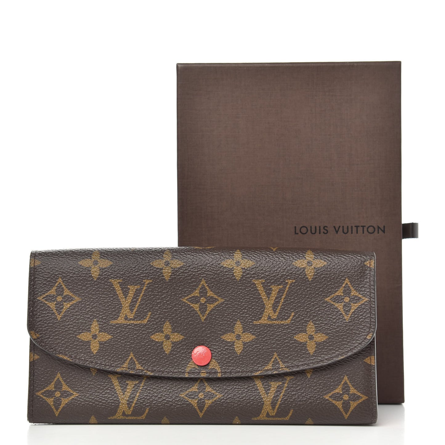 Monogram Emilie Wallet Poppy
