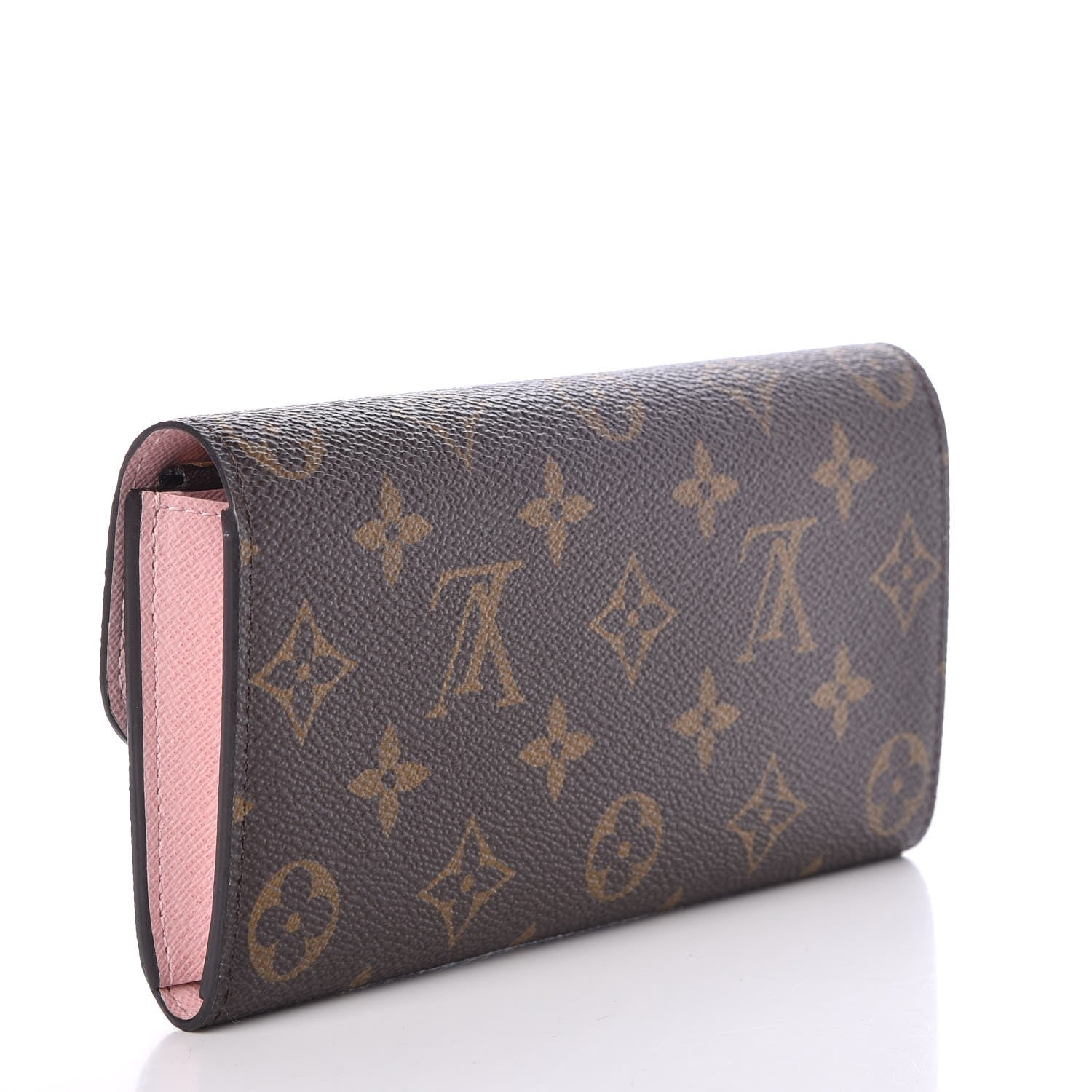 Louis Vuitton Monogram Emilie Wallet Rose Ballerine 3 of 9