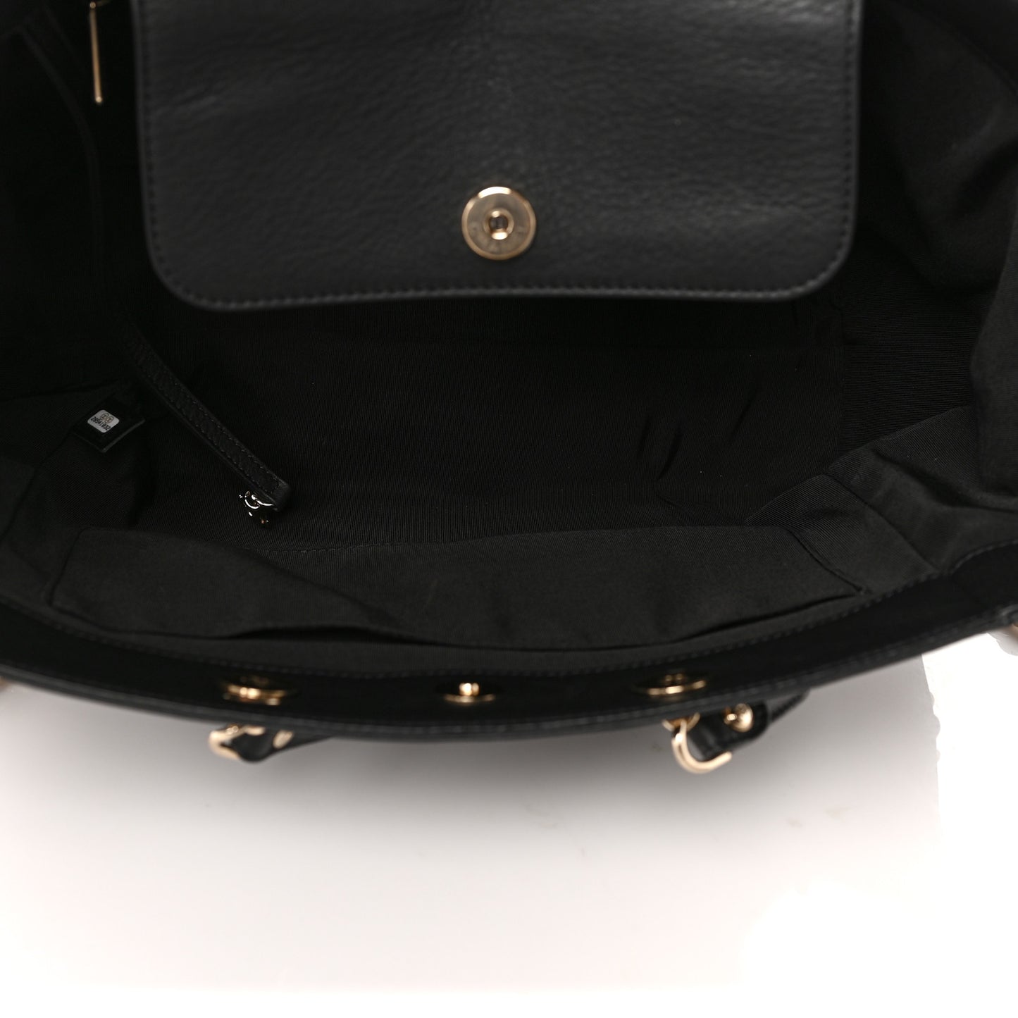 Bullskin Stitched Medium Shopping Bag Black