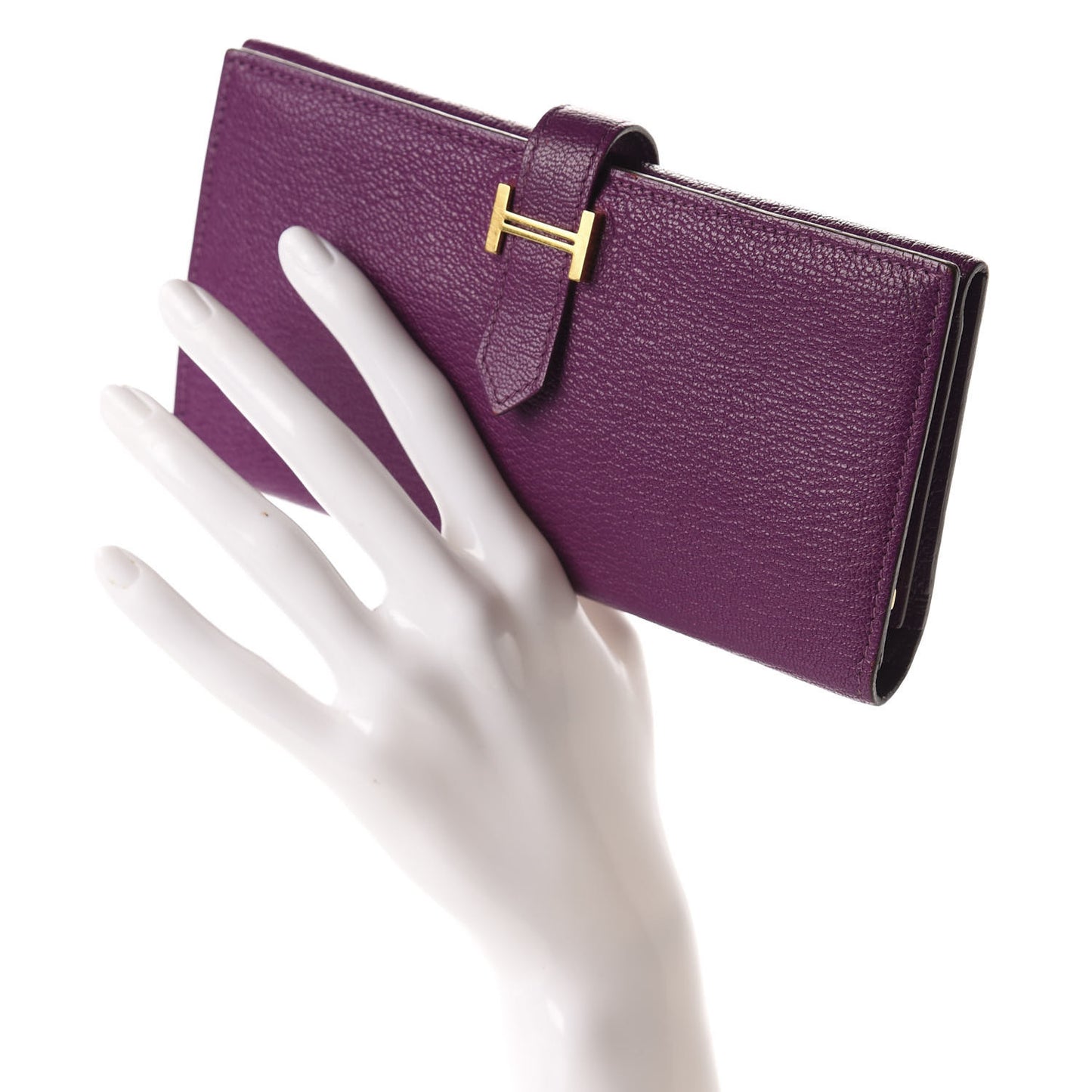 Chevre Mysore Tri-Fold Bearn Wallet Anemone