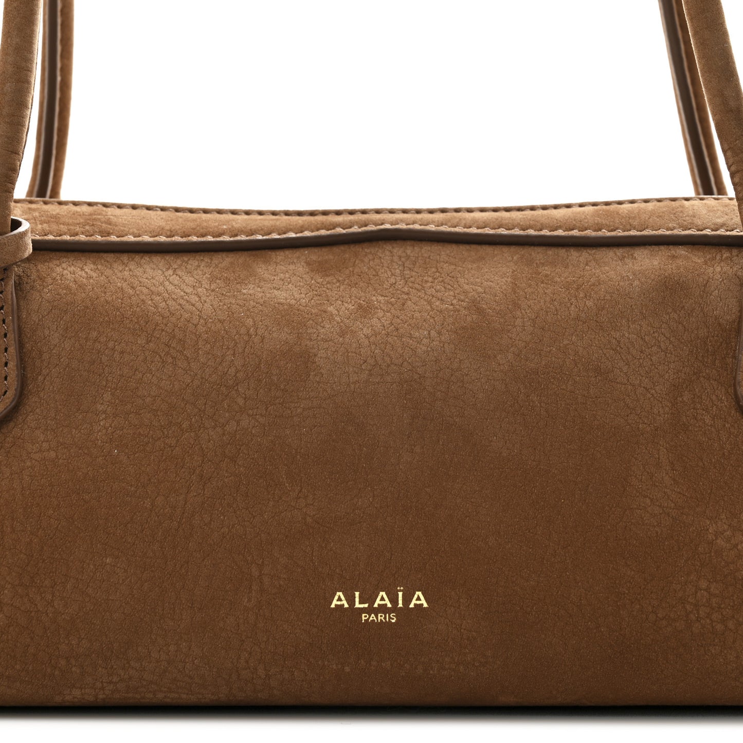 Nubuck Medium Le Teckel Bag Terre D'Ombre