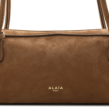 Alaia Nubuck Medium Le Teckel Bag Terre D'Ombre 8 of 10