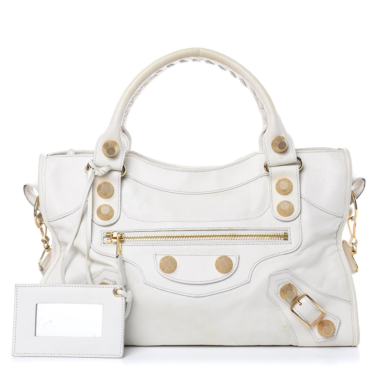 Balenciaga Agneau Giant 21 Gold Hardware City White Light 1 of 18