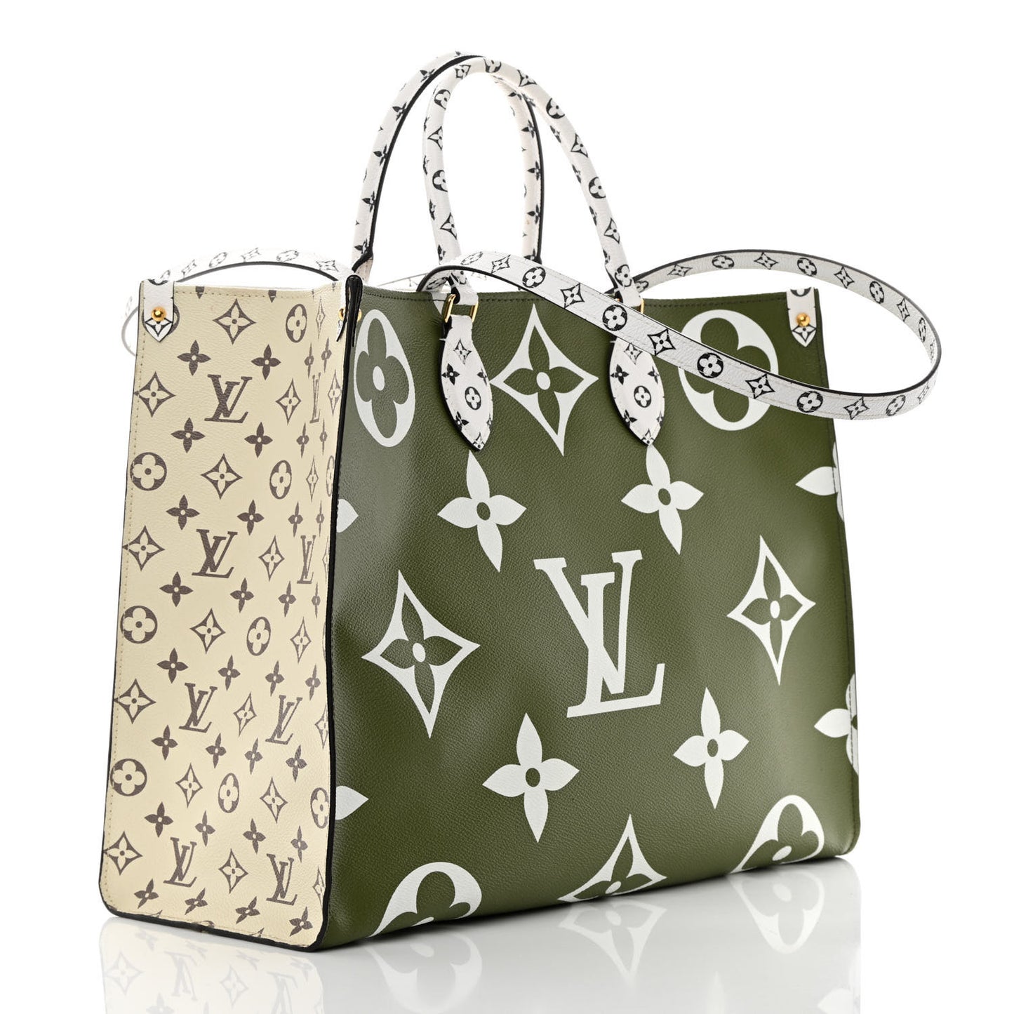 Monogram Giant Onthego GM Kaki Beige