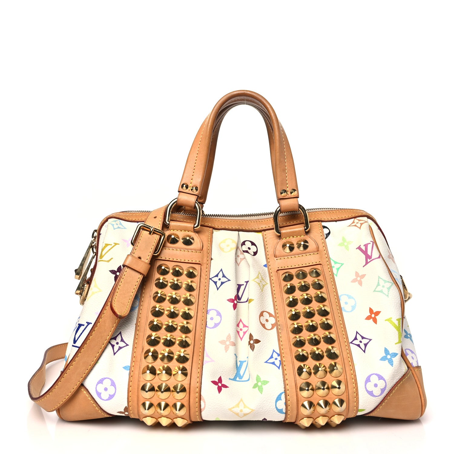 Louis Vuitton Monogram Multicolor Courtney MM White 1 of 11