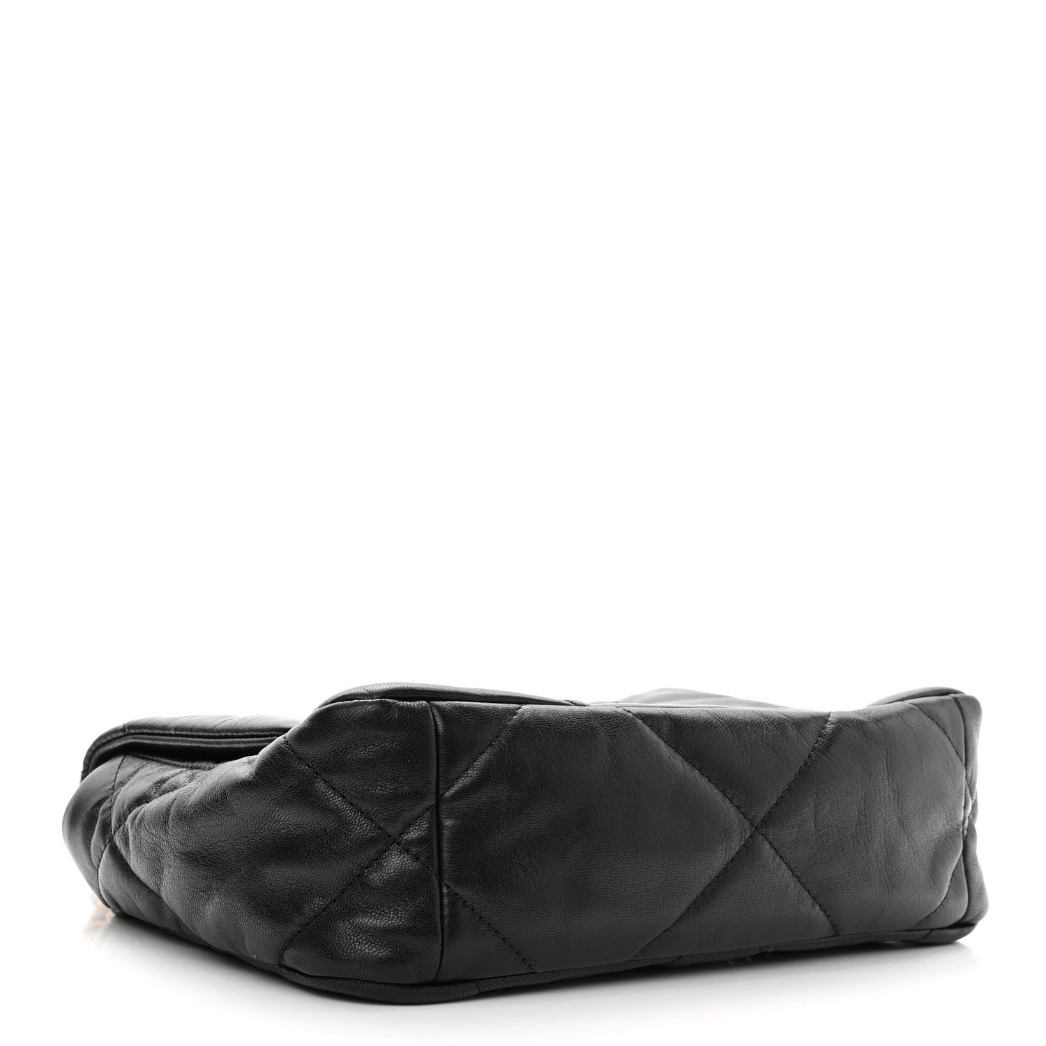 Chanel Goatskin Quilted Medium Chanel 19 Flap Black 3 of 10