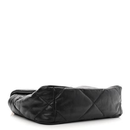 Chanel Goatskin Quilted Medium Chanel 19 Flap Black 3 of 10