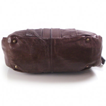 Chloe Leather Small Heloise Satchel Brown 4 of 5