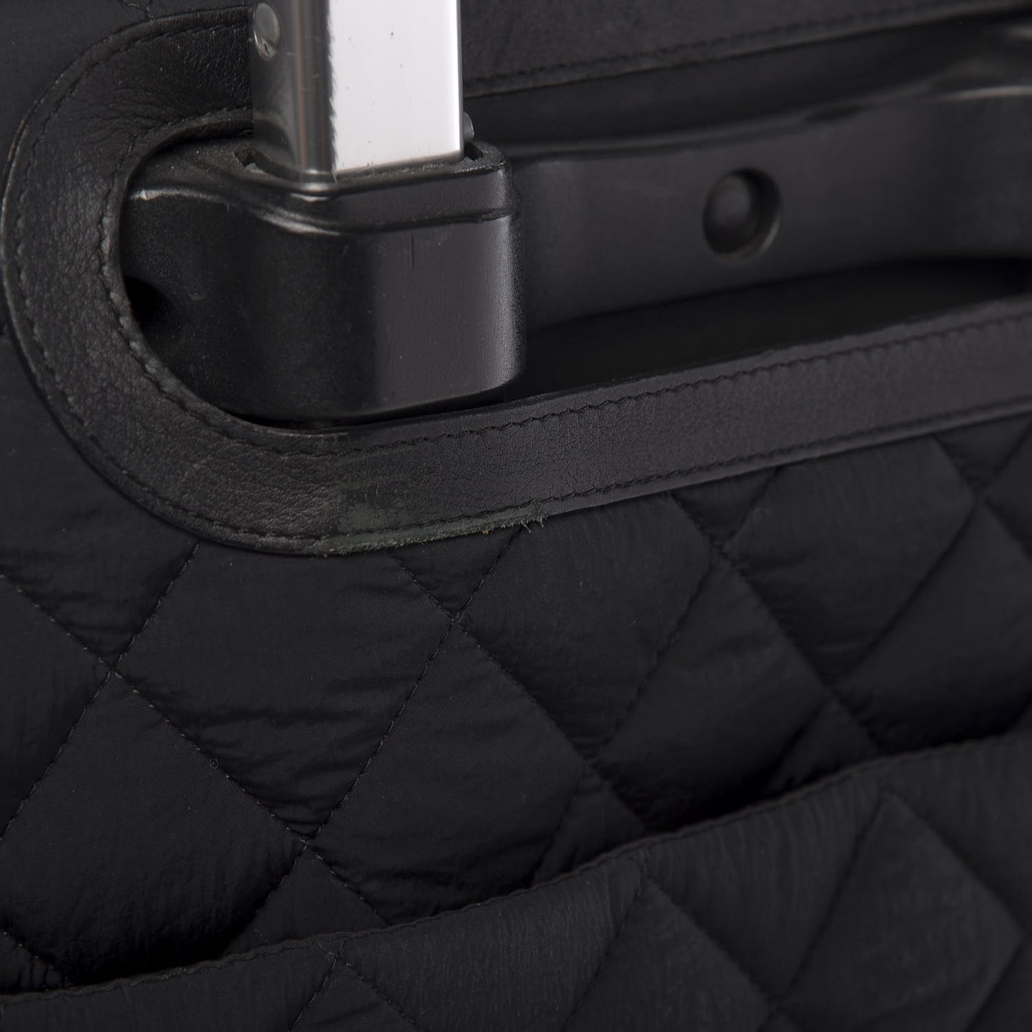 Nylon Quilted Coco Cocoon Trolley Black