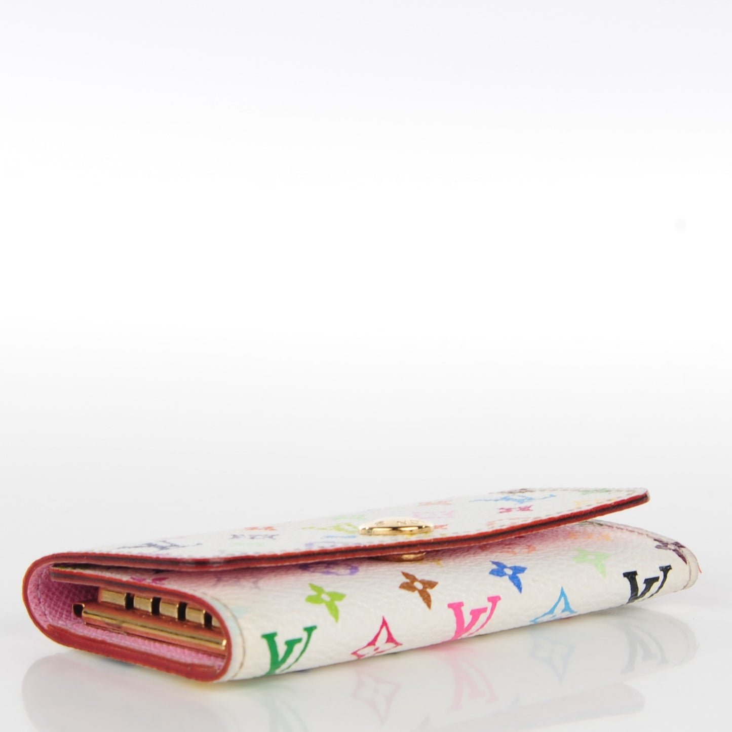Monogram Multicolor Multicles 4 Key Holder White Litchi