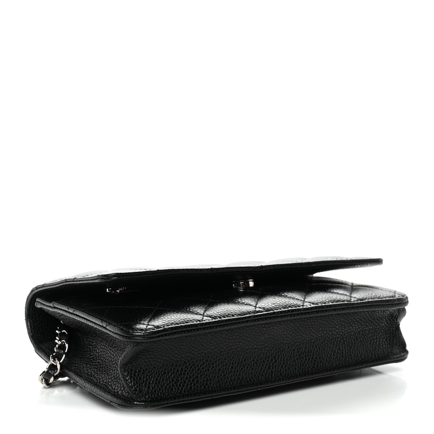 Chanel Caviar Quilted Wallet On Chain WOC Black 4 of 11