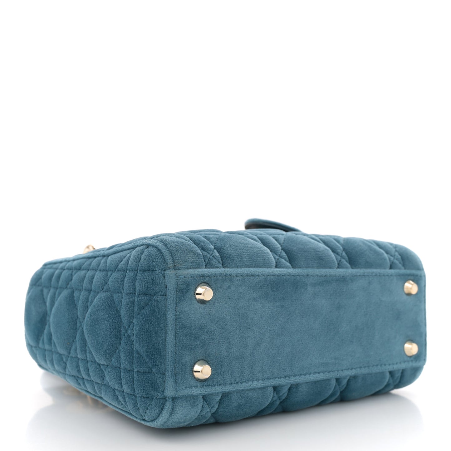 Velvet Mini Lady Dior Blue