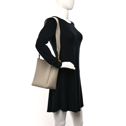 Celine Soft Grained Calfskin Small Sangle Bucket Bag Light Taupe 2 of 13