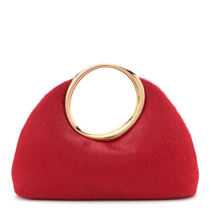 Jacquemus Pony Hair Le Petit Calino Ring Top Handle Bag Red 1 of 9