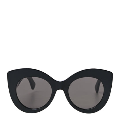 Fendi Acetate F is Fendi Oversized Butterfly Sunglasses FF 0306/S Black 4 of 7