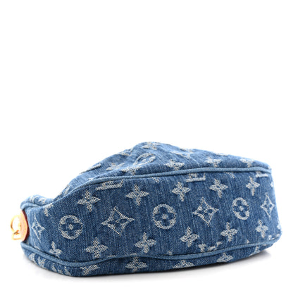 Louis Vuitton Monogram Denim Pochette Valley Blue 4 of 10