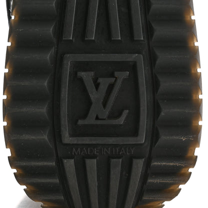 Louis Vuitton Suede Monogram Run Away Sneakers 37 Black 8 of 8