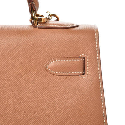 Hermes Courchevel Kelly Sellier 32 Gold 13 of 38