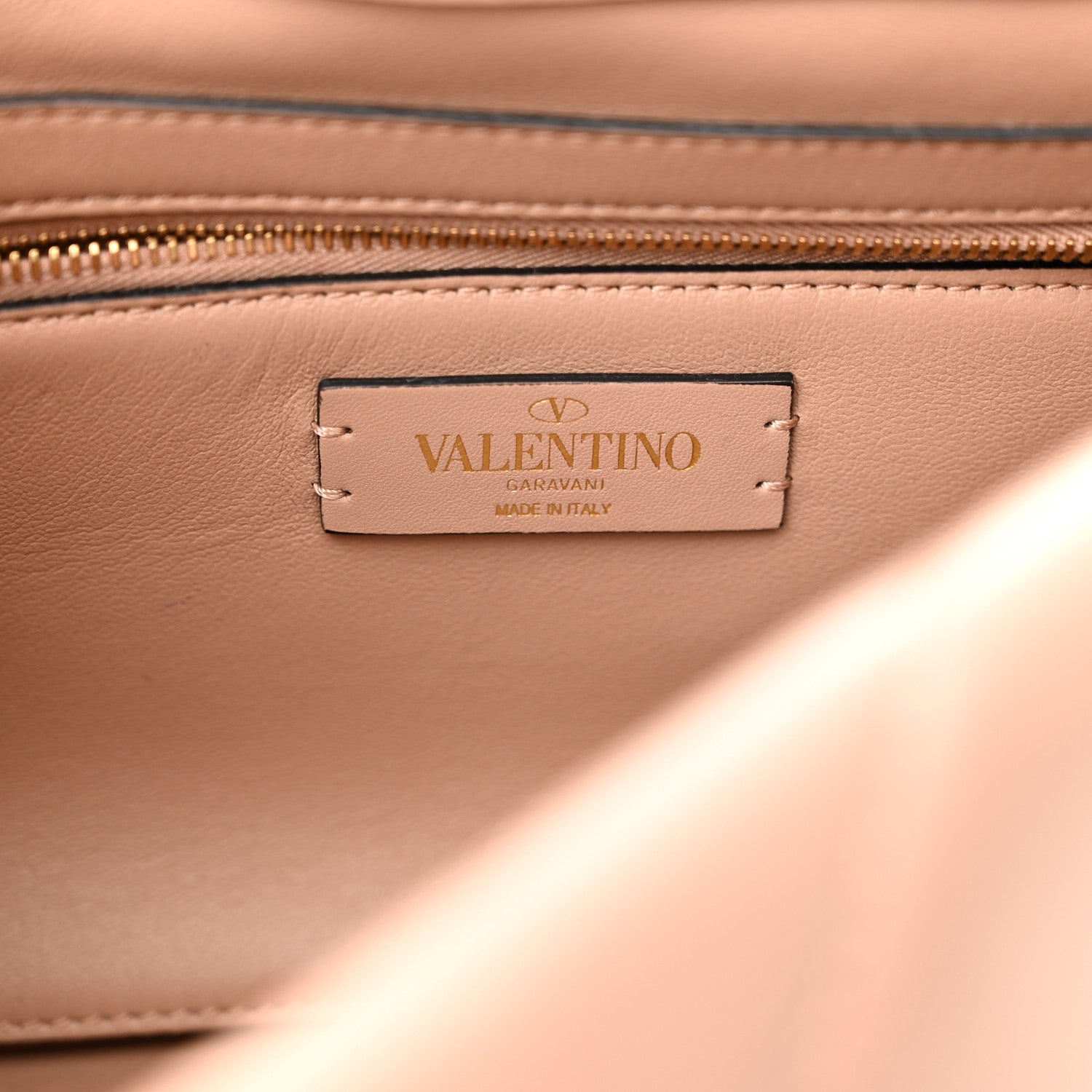 Valentino Garavani Nappa Large Roman Stud Shoulder Bag Rose Cannelle 6 of 9