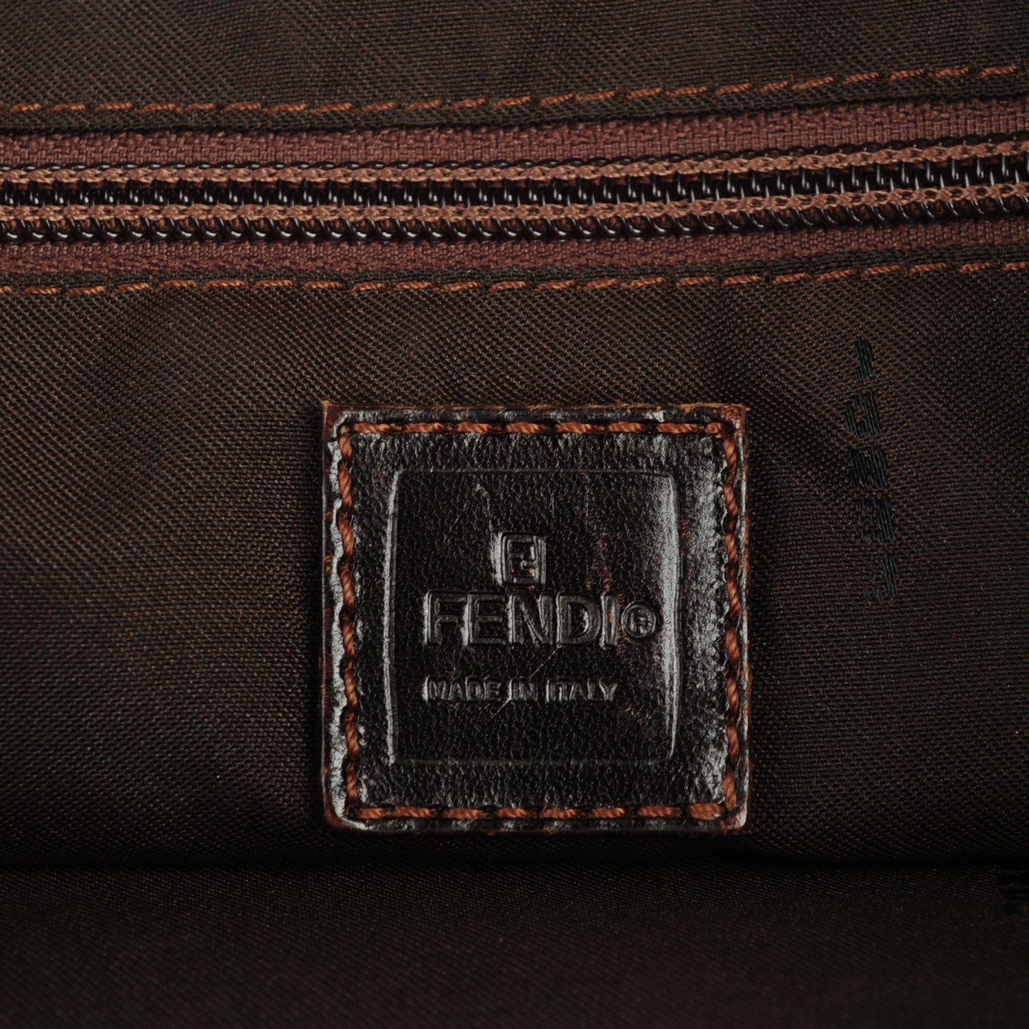 Fendi Zucca Small Tote Tobacco 6 of 9
