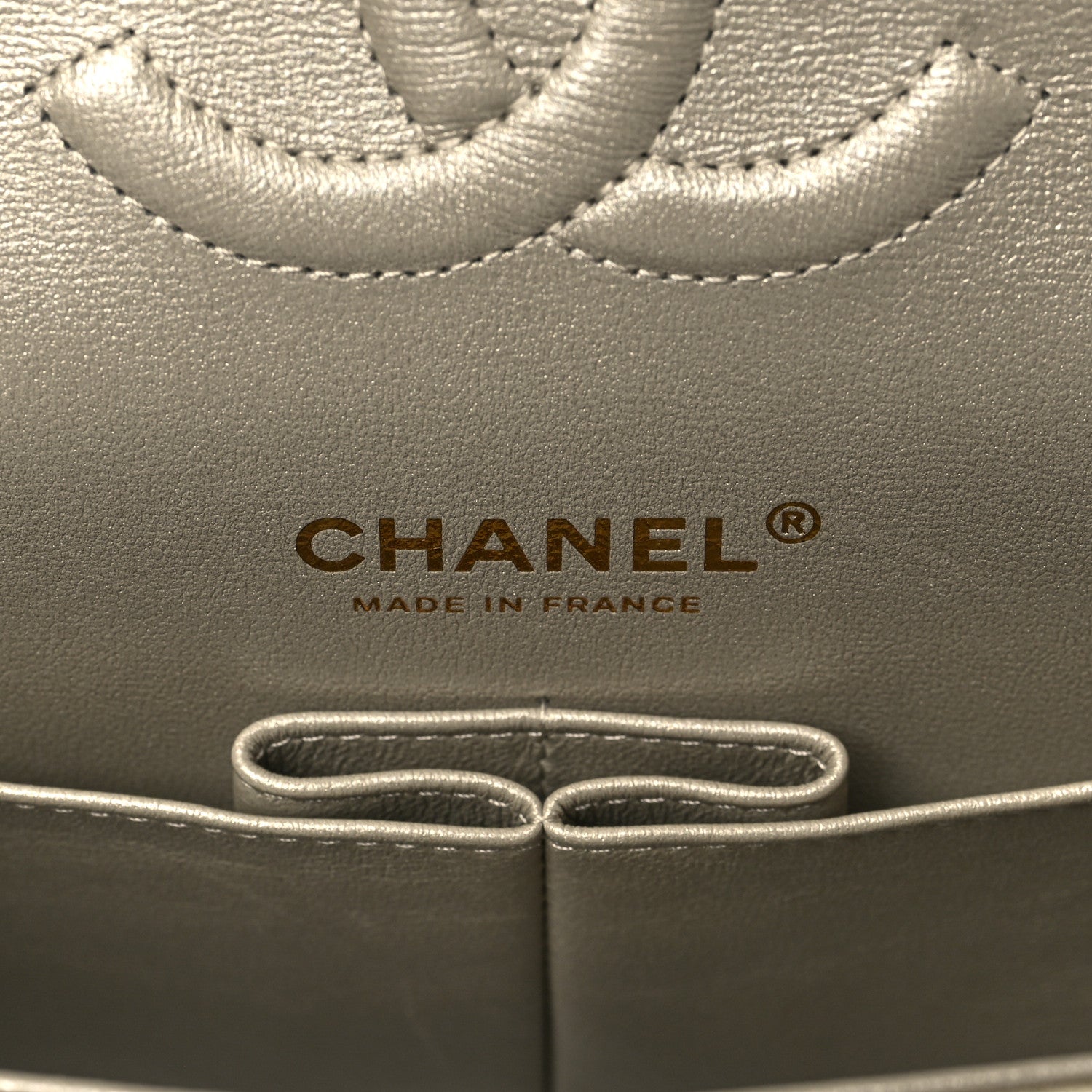 Chanel Metallic Lambskin Quilted Medium Double Flap Gold 6 of 10