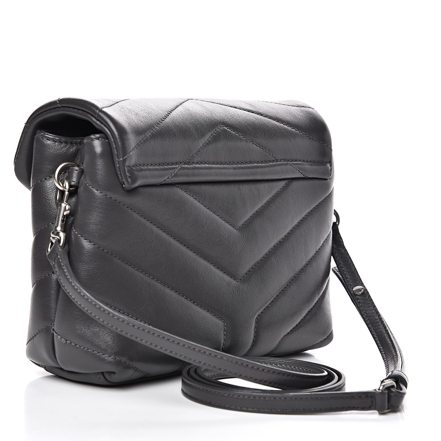 Calfskin Y Quilted Monogram Toy Loulou Crossbody Bag Storm