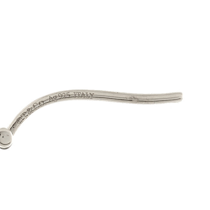 Sterling Silver Pearl HardWear Hoop Earrings