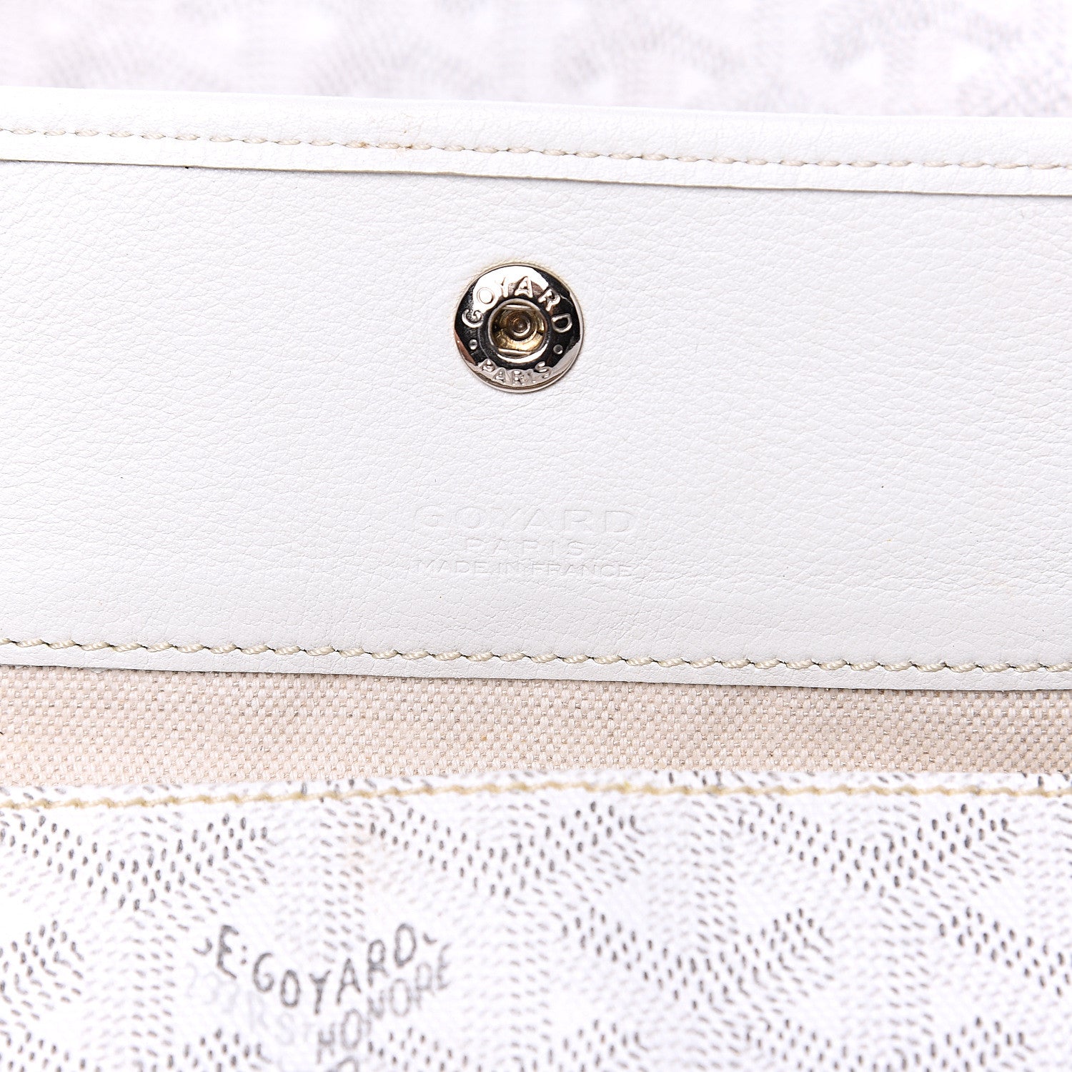 Goyard Goyardine Saint Louis GM White 5 of 16
