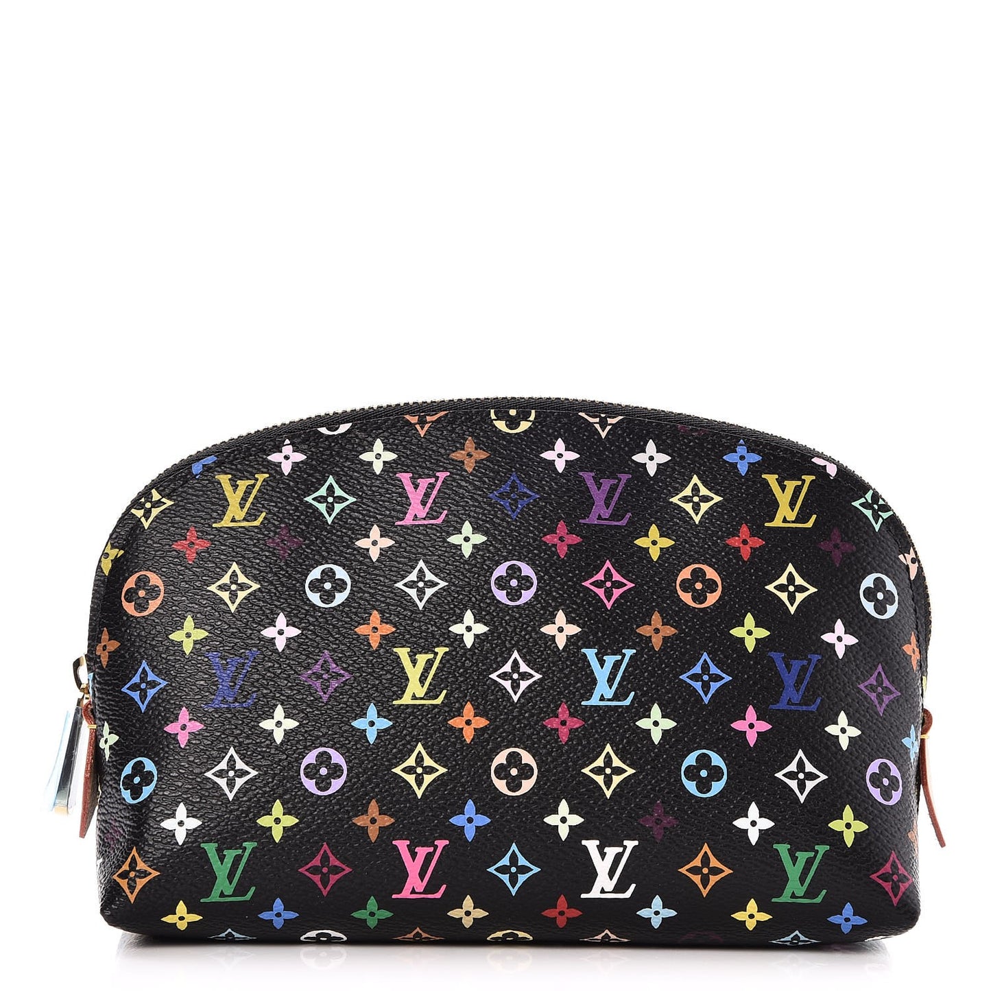 Monogram Multicolor Cosmetic Pouch Black Grenade
