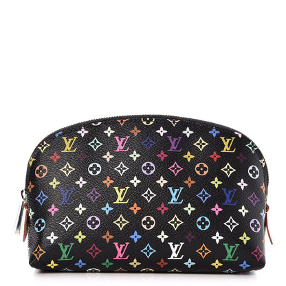 Louis Vuitton Monogram Multicolor Cosmetic Pouch Black Grenade 1 of 6