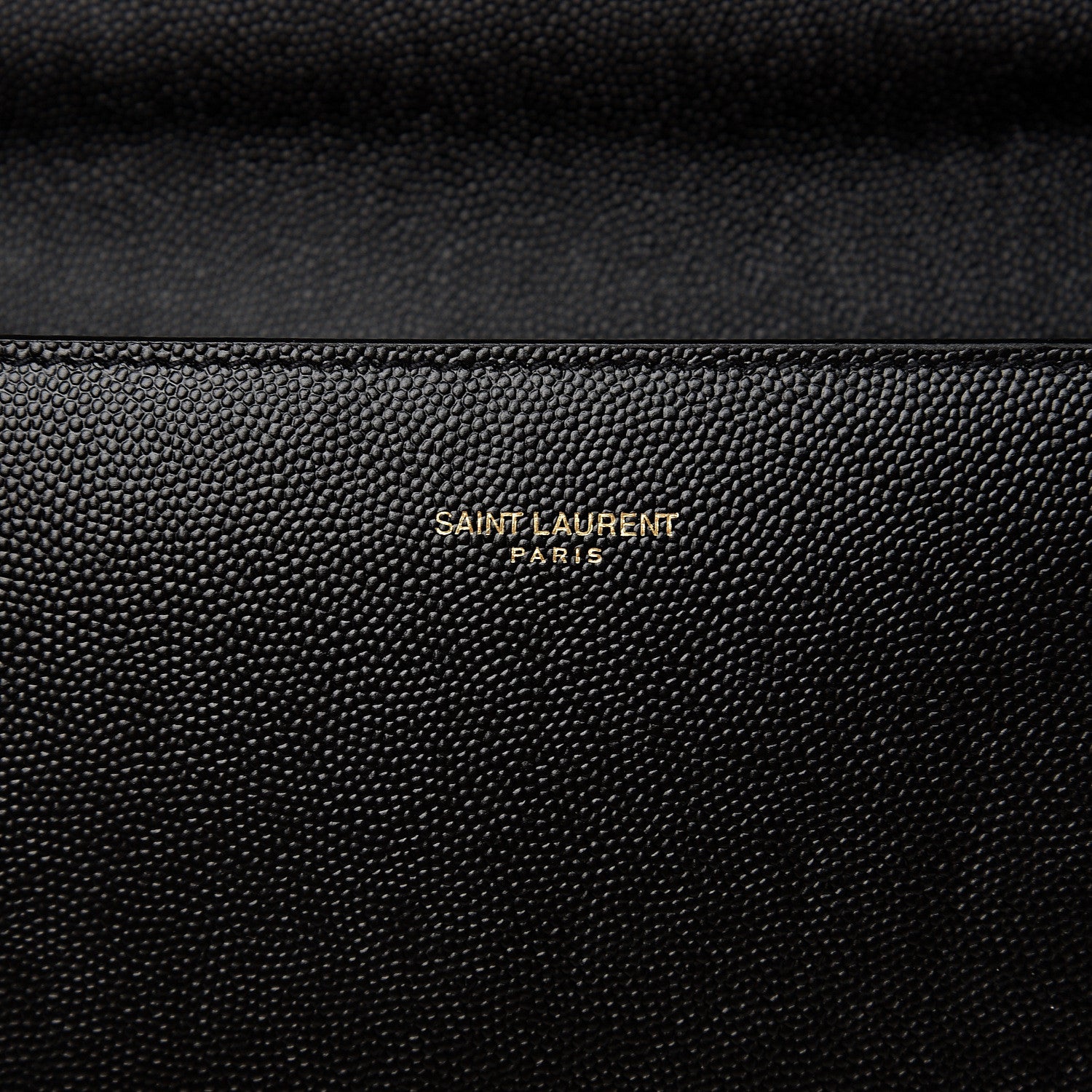 Saint Laurent Grain de Poudre Medium Classic Monogram Cassandra Top Handle Black Rouge Legion 6 of 10