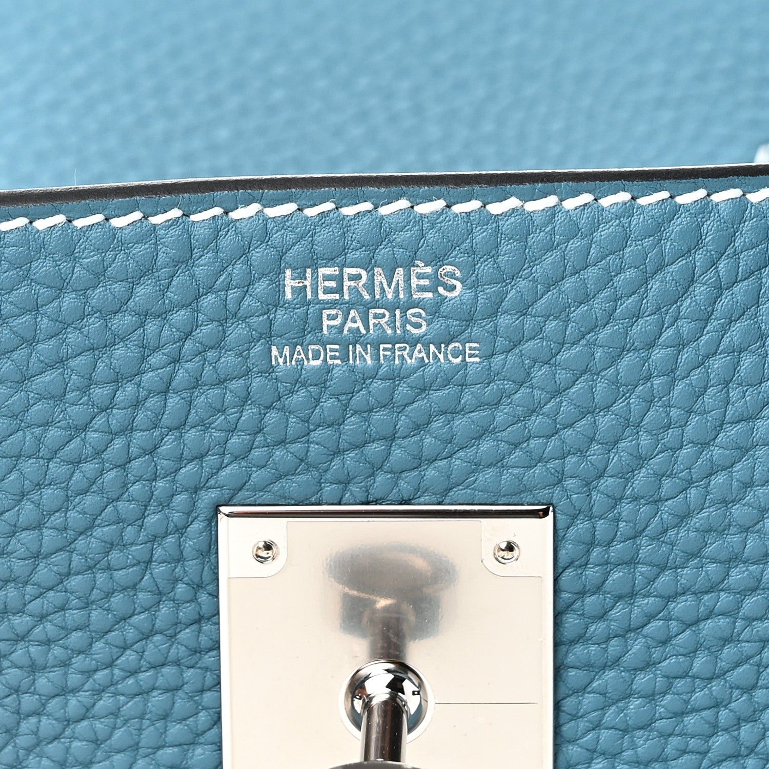 Hermes Togo Birkin 30 New Bleu Jean 6 of 10