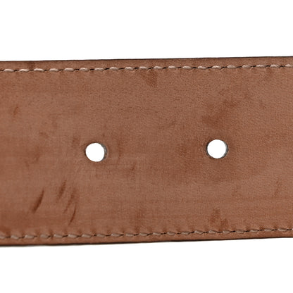 Gucci Calfskin Interlocking G 37mm Belt 75 30 Camelia 4 of 7