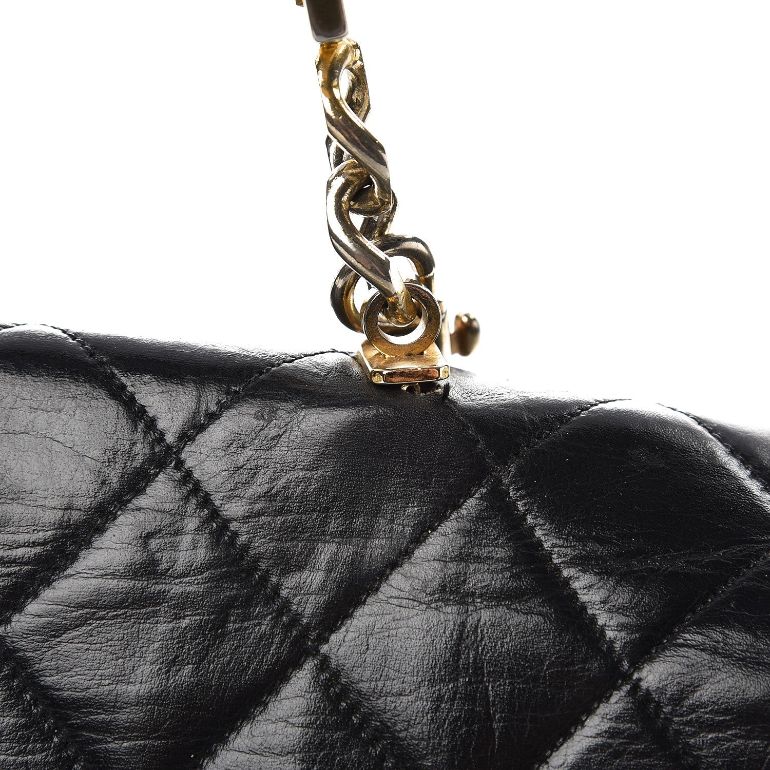 Chanel Lambskin Quilted Briefcase Laptop Bag Black 12 of 15