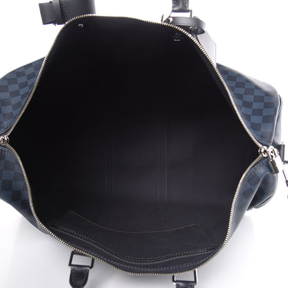 Louis Vuitton Damier Cobalt Keepall Bandouliere 55 5 of 11