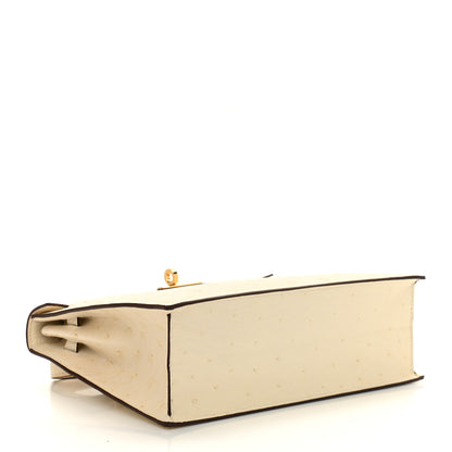 Hermes Ostrich Kelly Danse II Belt Bag Nata 4 of 10