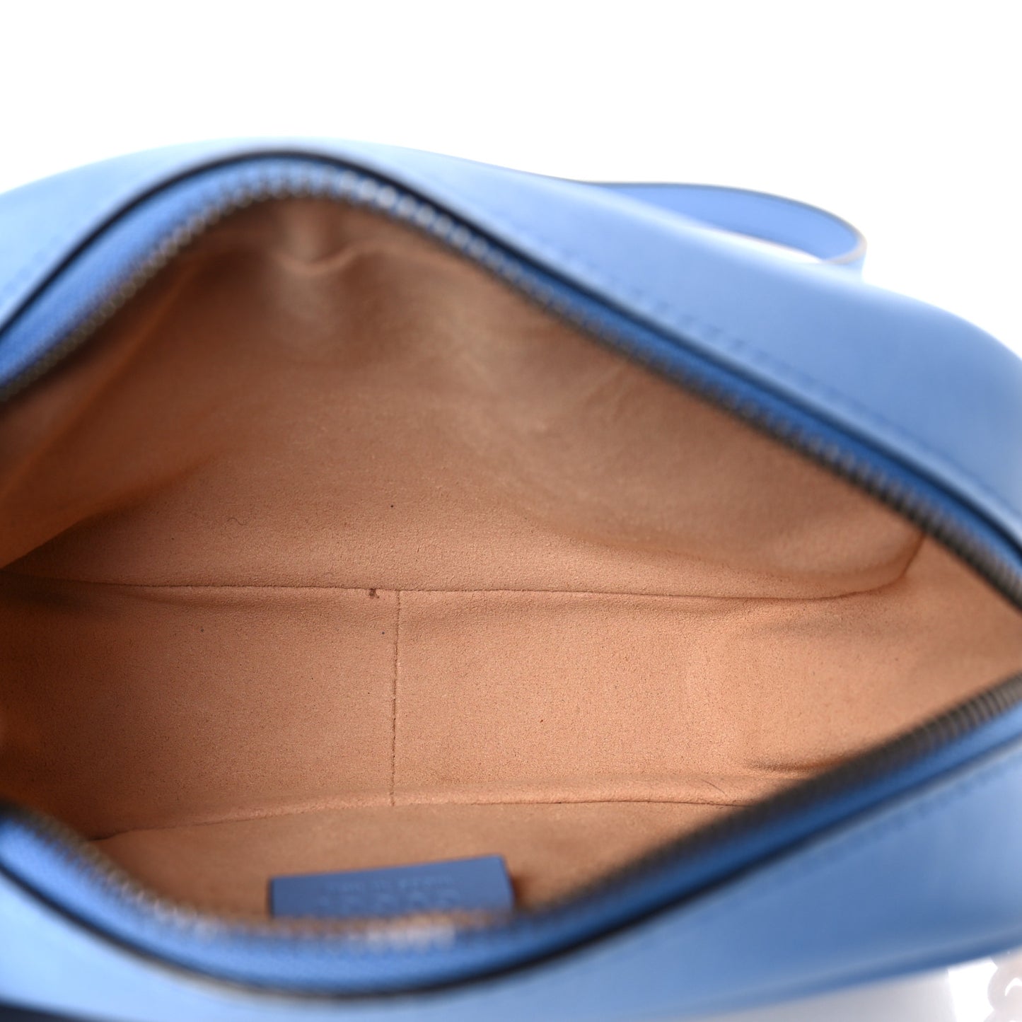 Calfskin Matelasse Mini GG Marmont Chain Shoulder Bag Clear Sky Blue