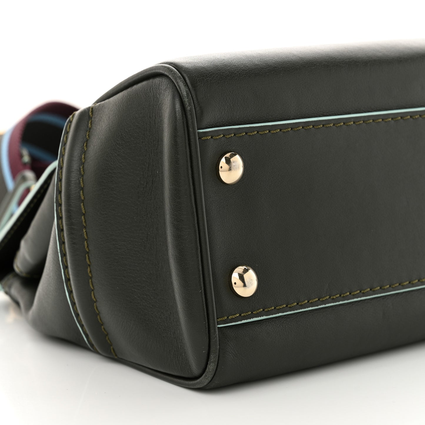 Calfskin Medium Palazzo Empire Bag Army