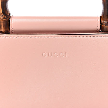 Gucci Nappa Bamboo Web Mini Nymphaea Top Handle Bag Perfect Pink Mystic White 11 of 11