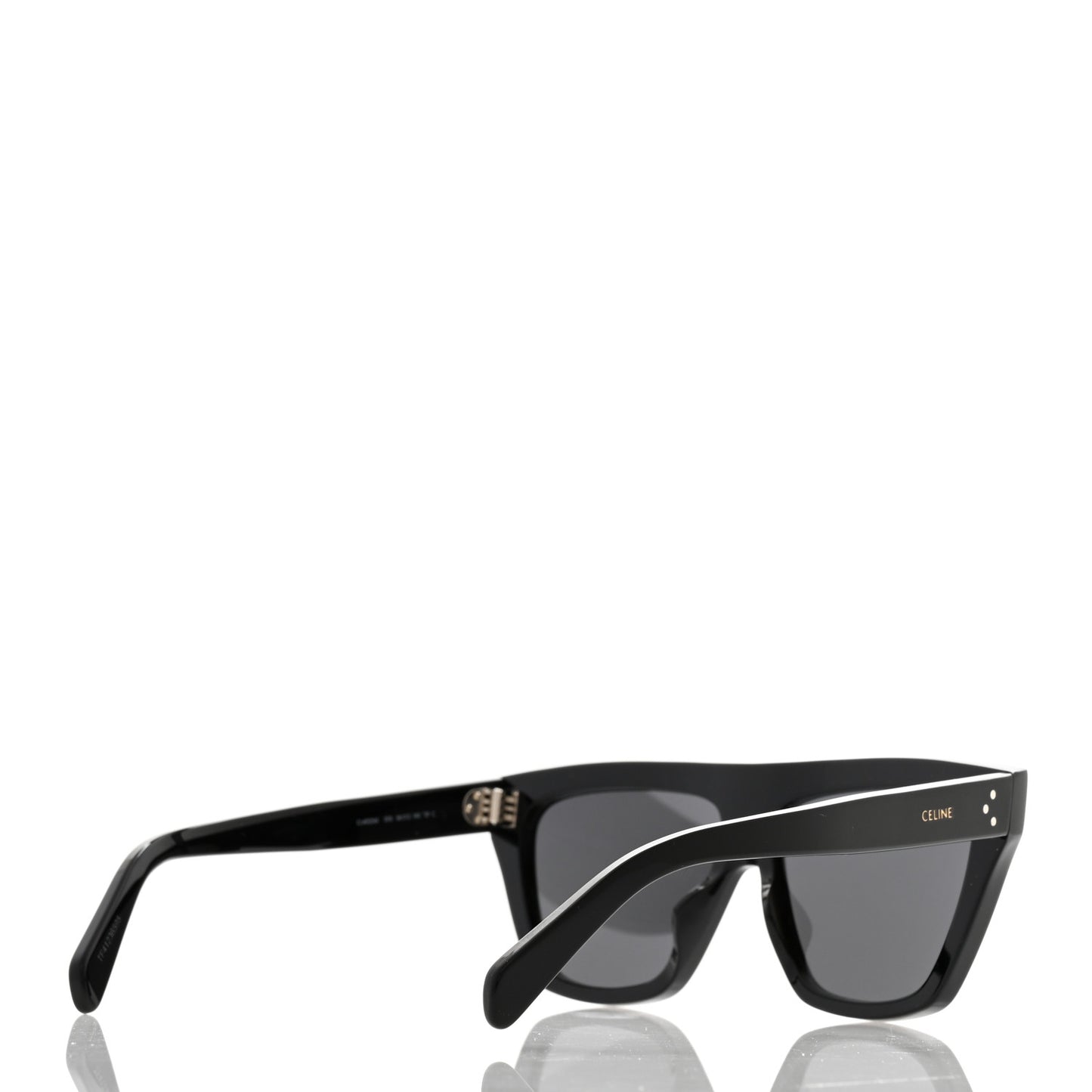 Acetate Square Sunglasses CL40256I Black