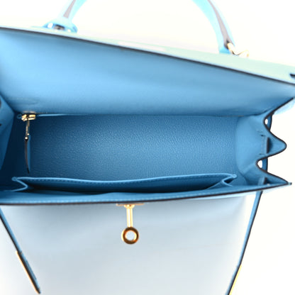 Hermes Epsom Kelly Sellier 25 Celeste 5 of 10